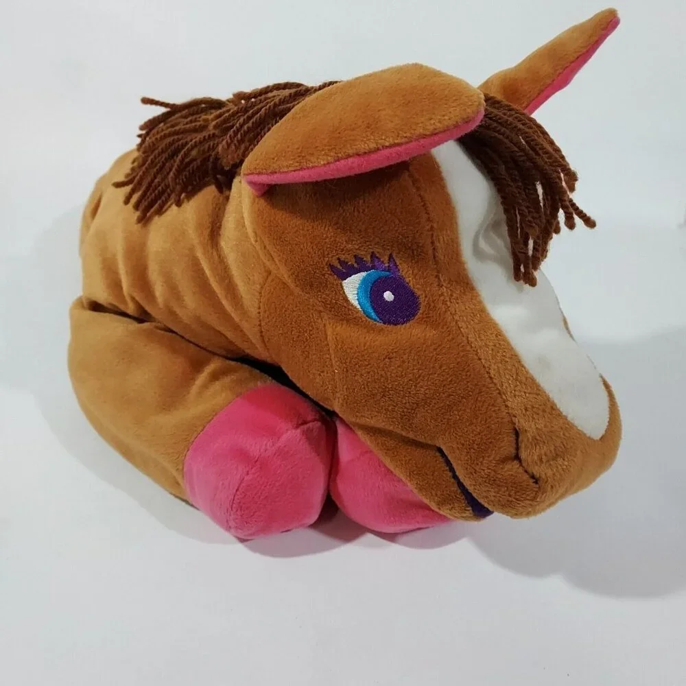 Lisa Frank Rainbow Chaser 22" Brown Horse Plush Vintage 1990's - Picture 2 of 13